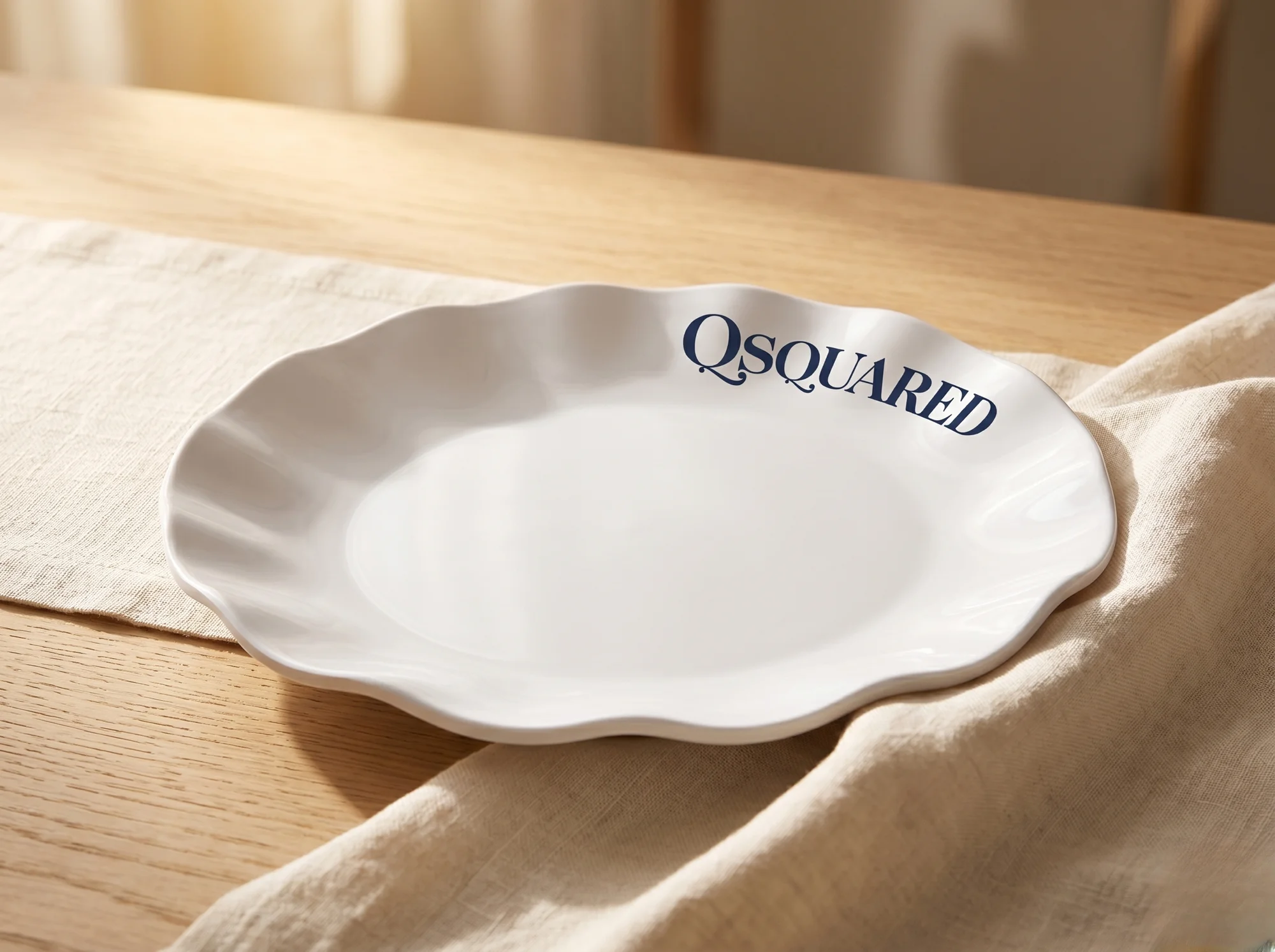 Ruffle Round mit individuellem Branding