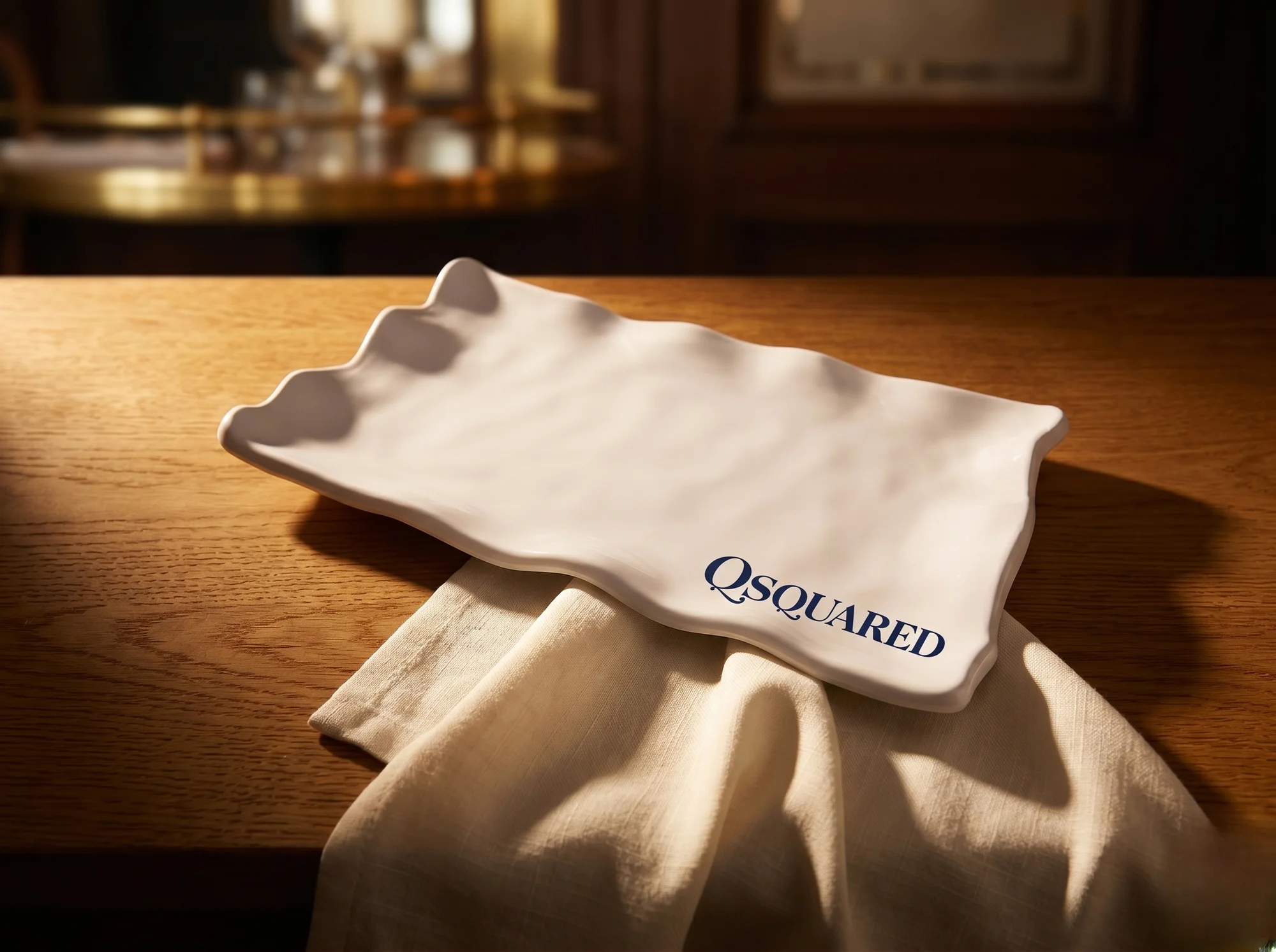 Ruffle Square mit individuellem Branding