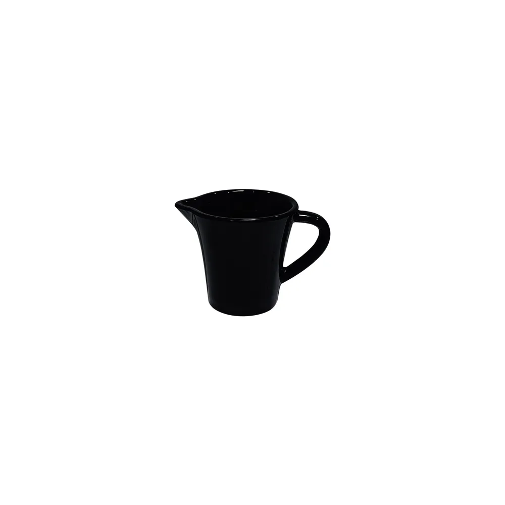 Diamond Round Sauciere / Milchkännchen 75 ml schwarz