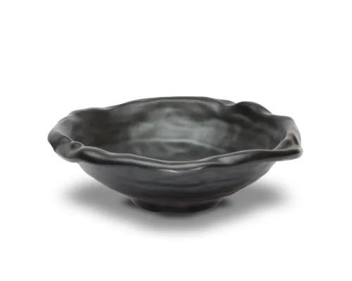 Black Suppen-/Salat Schale 19,5 x 19 x 7,2 cm matt schwarz