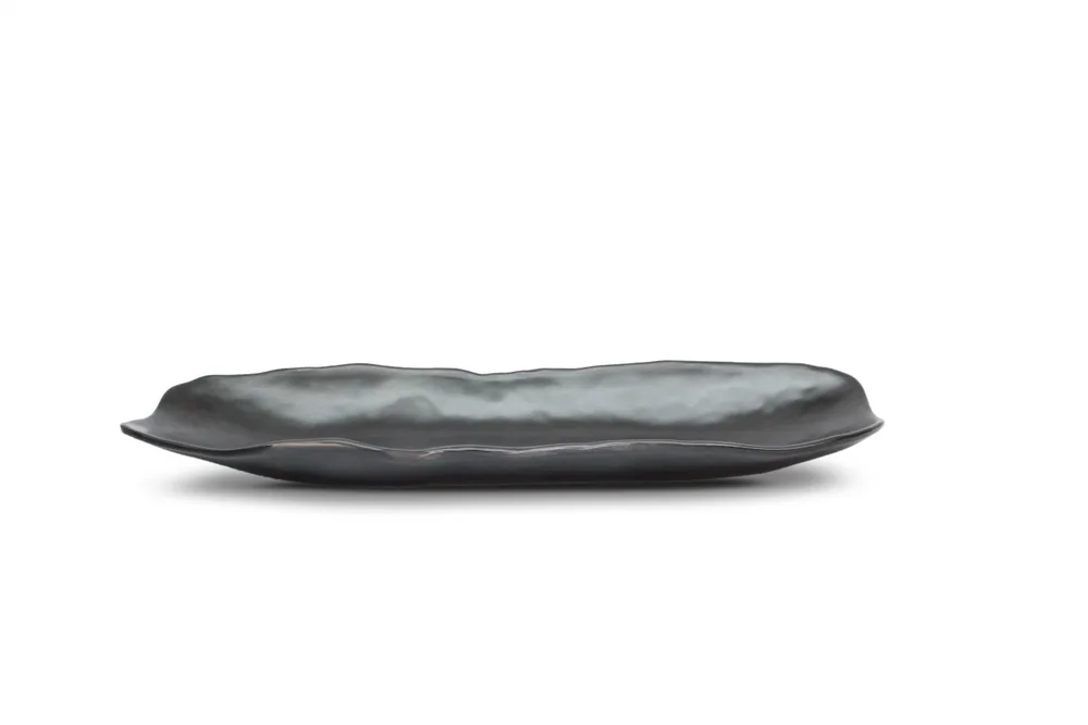 Sushiplatte 34 x 11 x 3,4 cm matt schwarz