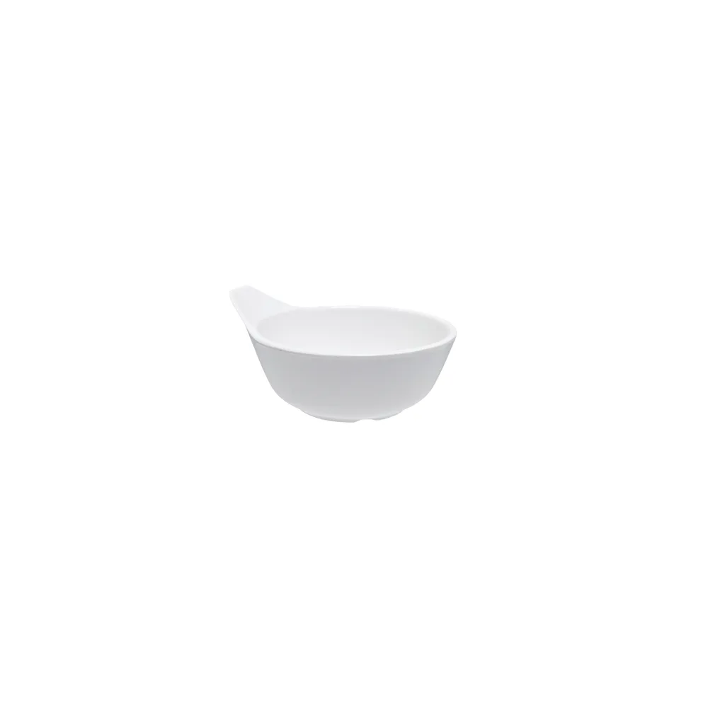 Saucenbowl mit Griff 12,5 x 11 x 5,5 cm creme matt