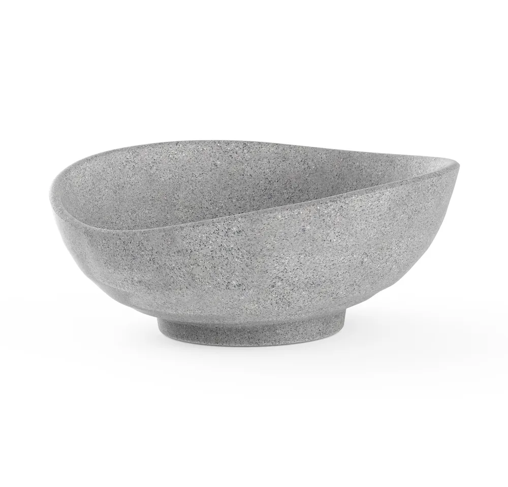 GN-Platten (Granit Grau / Schwarz Matt) Galaxy Bowl 24 x 20 x 8,8 cm granit grau 1250 ml