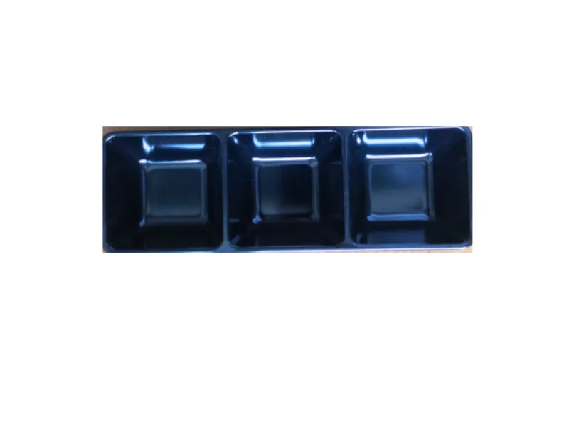Triple Dipper schwarz 26 x 9 x 4 cm
