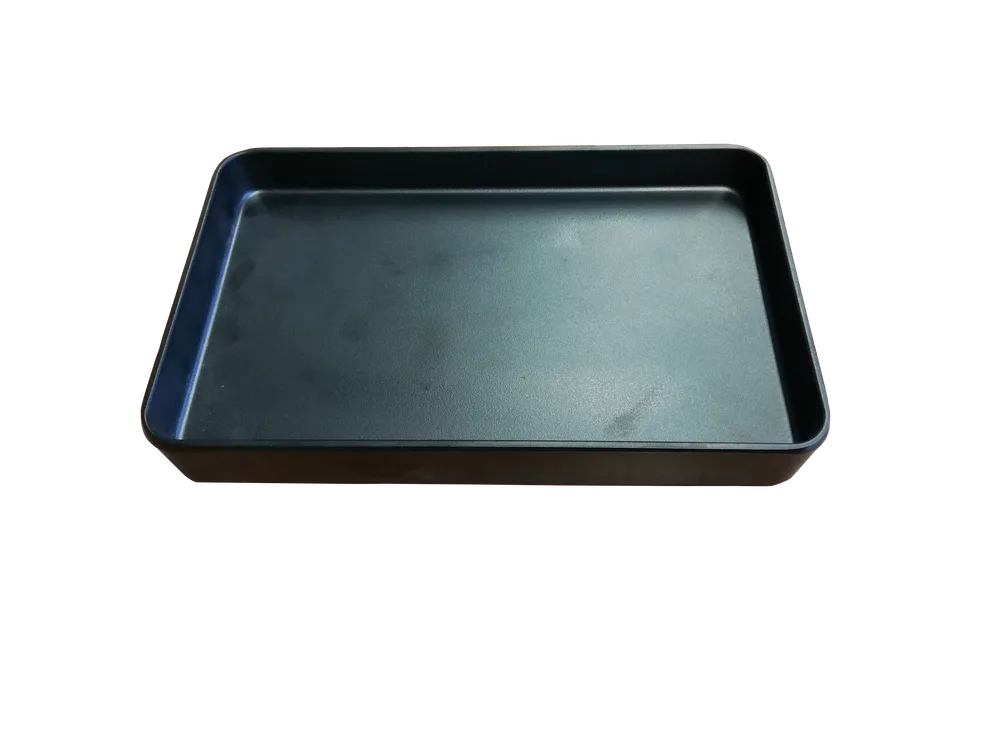 Black tray 22,3 x 13,8 x 3,5 cm matt schwarz