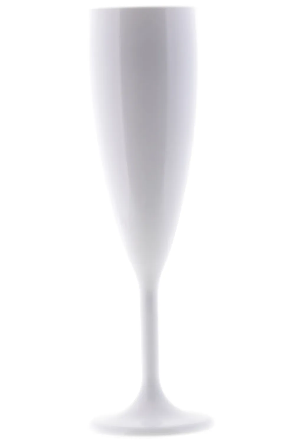 White Collection (Gläser) Champagnerglas weiß PC, 0,15 ltr. mit Eichung
