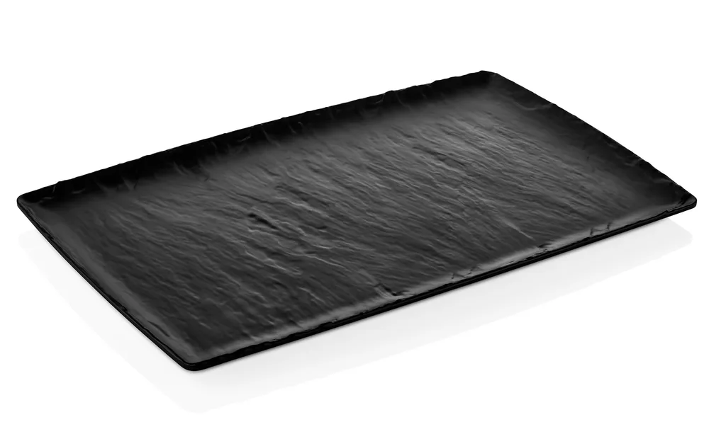 GN-Platten (Granit Grau / Schwarz Matt) Platte GN 1/1 schwarz matt