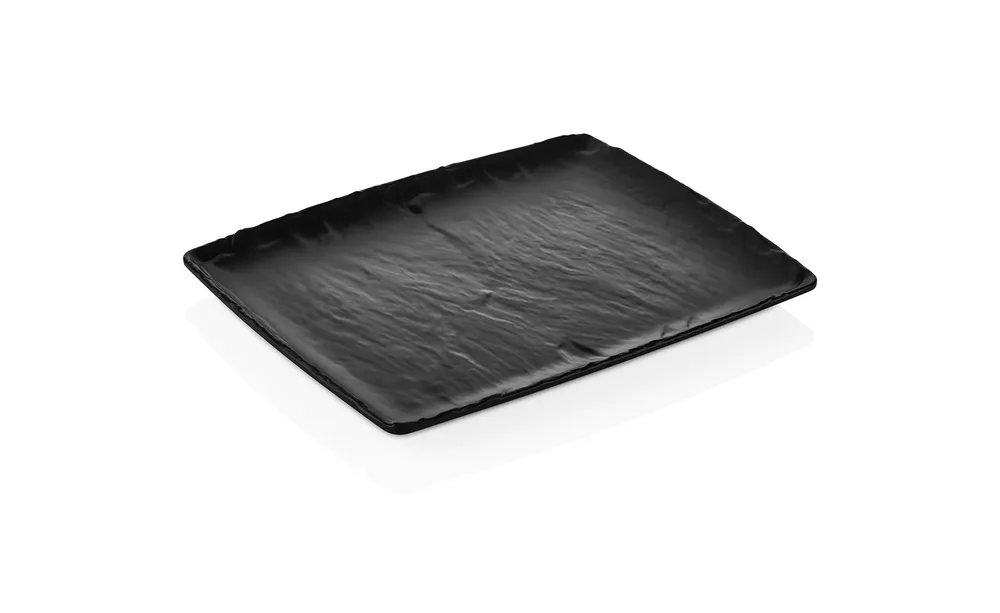 GN-Platten (Granit Grau / Schwarz Matt) Platte GN 1/2 granit grau