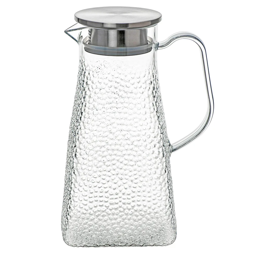 Flaschen, Becher, Gläser Pitcher Karaffe, Deckel mit Doppelfunktion 1,8 ltr., Höhe 24 cm