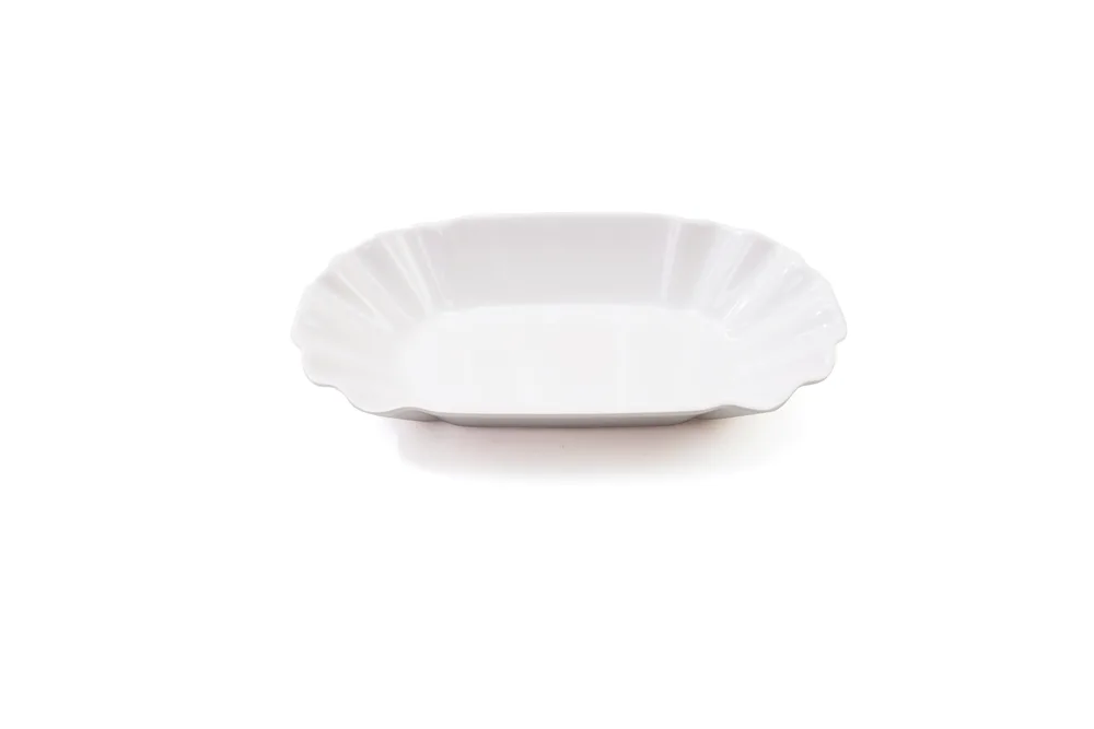 Pommesschalen Pommesschale "Klassik" groß 25 x 13,7 x 4,1 cm weiß