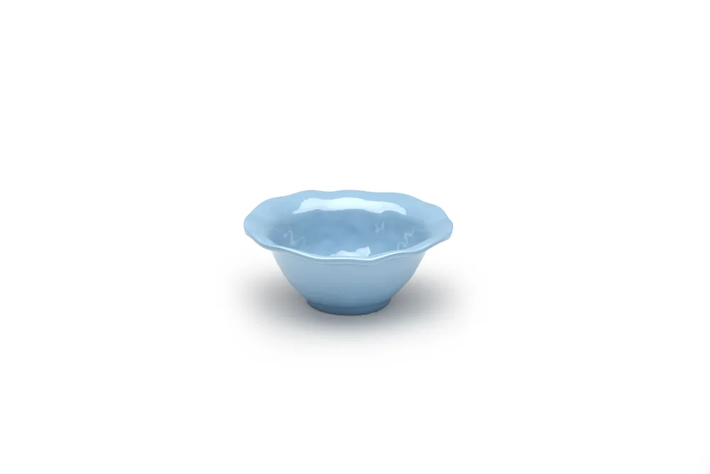 Ruffle Hues Schüssel rund 17 cm Hellblau