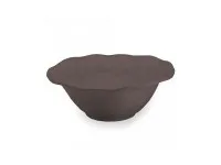 Ruffle Hues Schüssel 1,8 ltr. rund 30 x 9 cm Schlamm